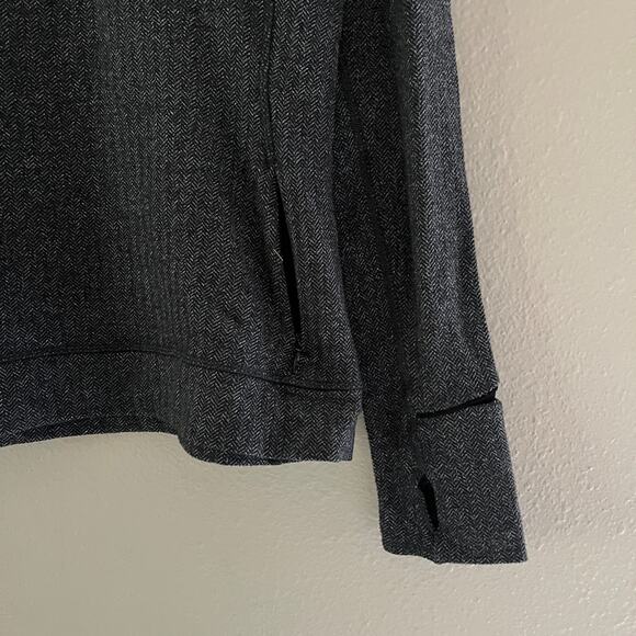 Lululemon Think Fast Long Sleeve heathered herringbone - Picture 9 of 10